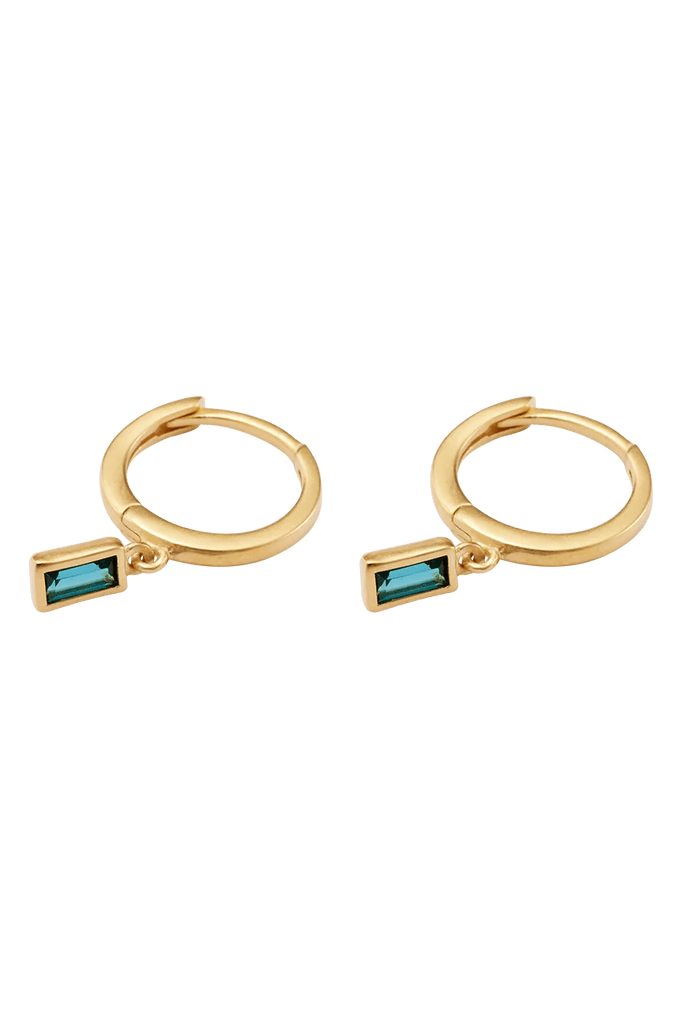 KIRSTIN ASH JEWELLERY KIRSTIN ASH CENTRA HOOPS - 18K GOLD VERMEIL