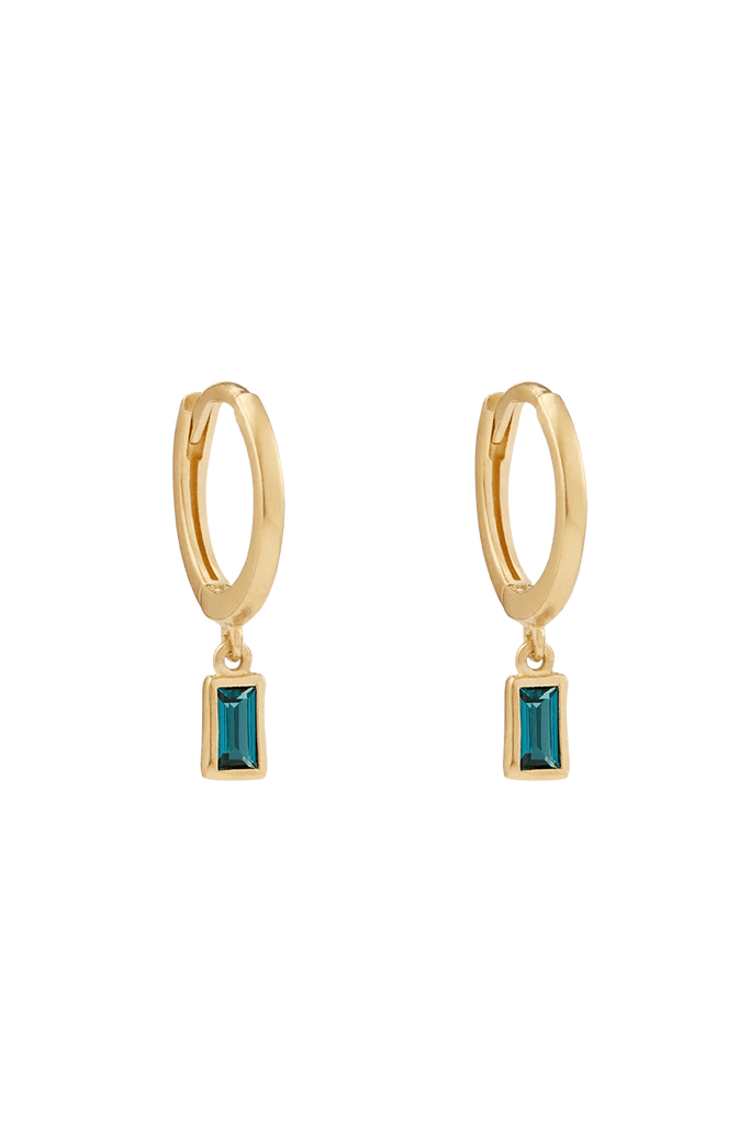 KIRSTIN ASH JEWELLERY KIRSTIN ASH CENTRA HOOPS - 18K GOLD VERMEIL