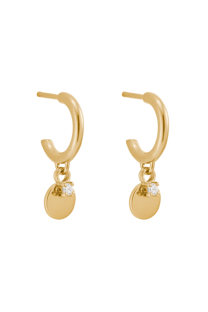 KIRSTIN ASH JEWELLERY KIRSTIN ASH HONOUR HOOPS- 18K GOLD VERMEIL