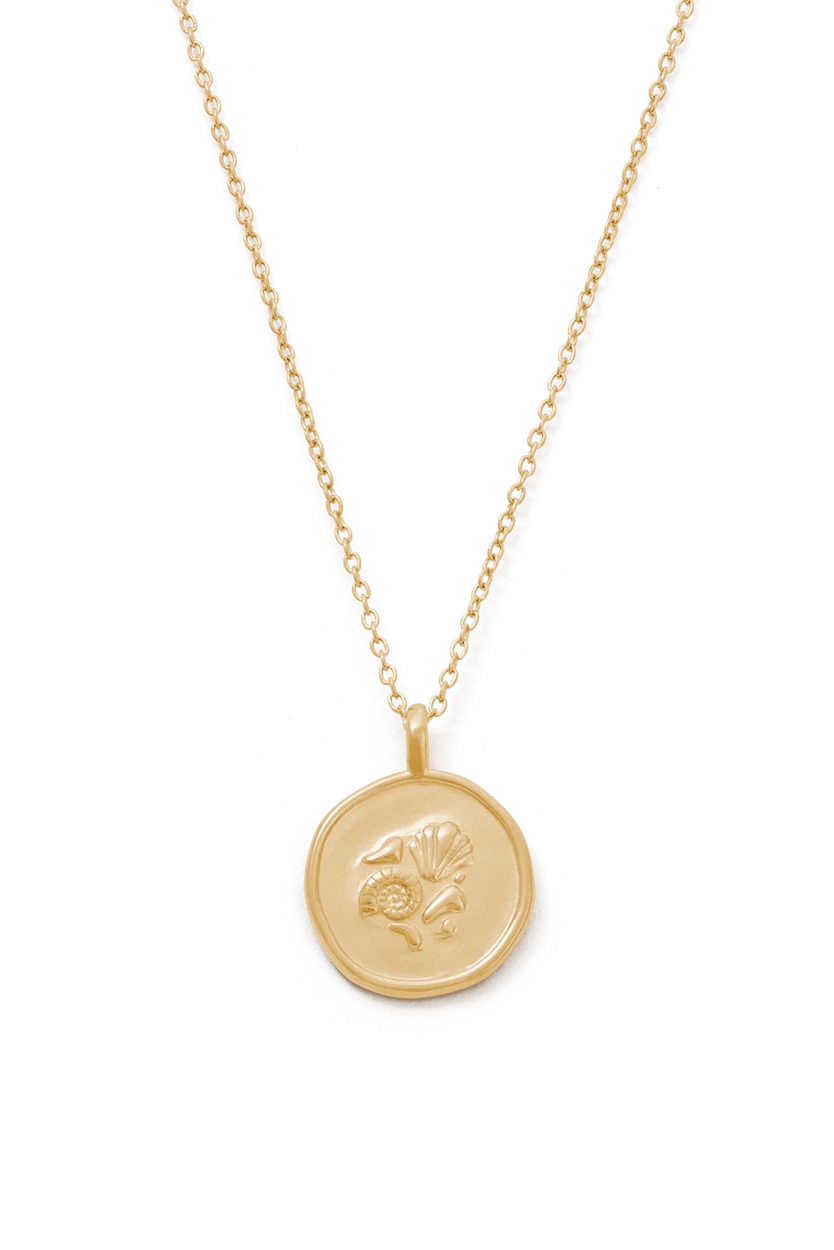 Gold vermeil 2025 coin necklace