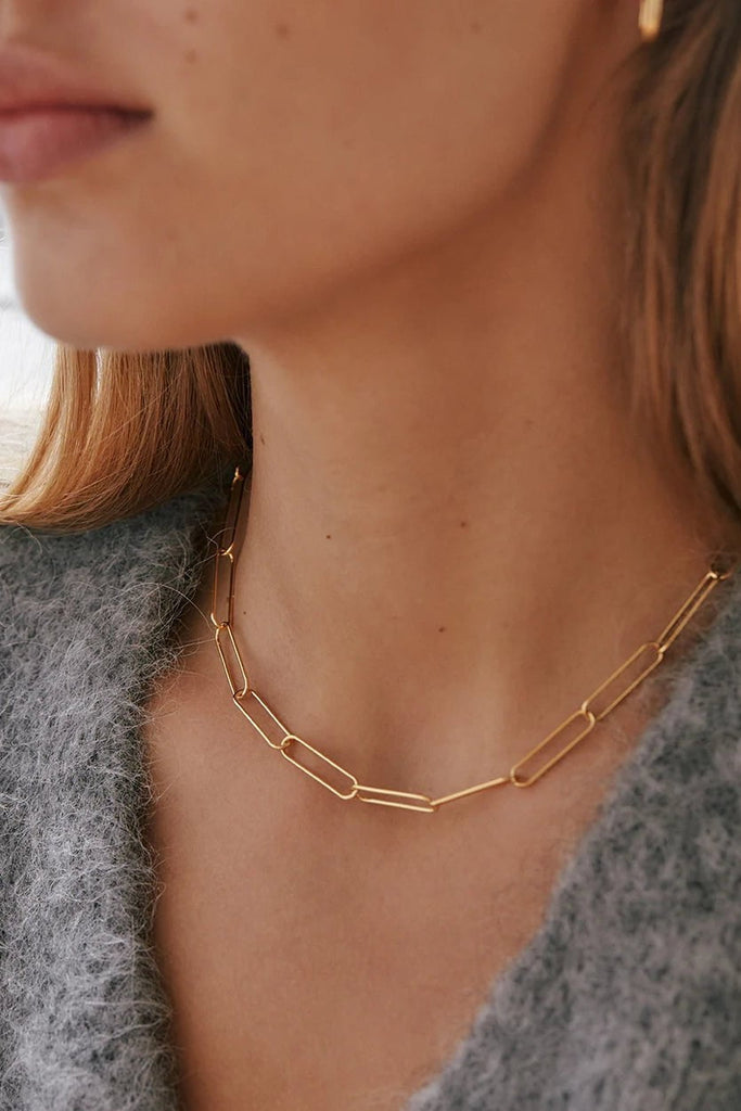 KIRSTIN ASH JEWELLERY KIRSTIN ASH ROAM CHAIN NECKLACE - 18K GOLD VERMEIL