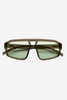 SZADE Lars Sunglasses - Olive (Espresso/Matcha Lens) 1