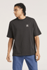 LEE LEE LIMITED RECYCLED COTTON BAGGY TEE - WORN BLACK