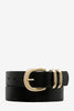 STATUS ANXIETY LET IT BE BELT - BLACK/GOLD