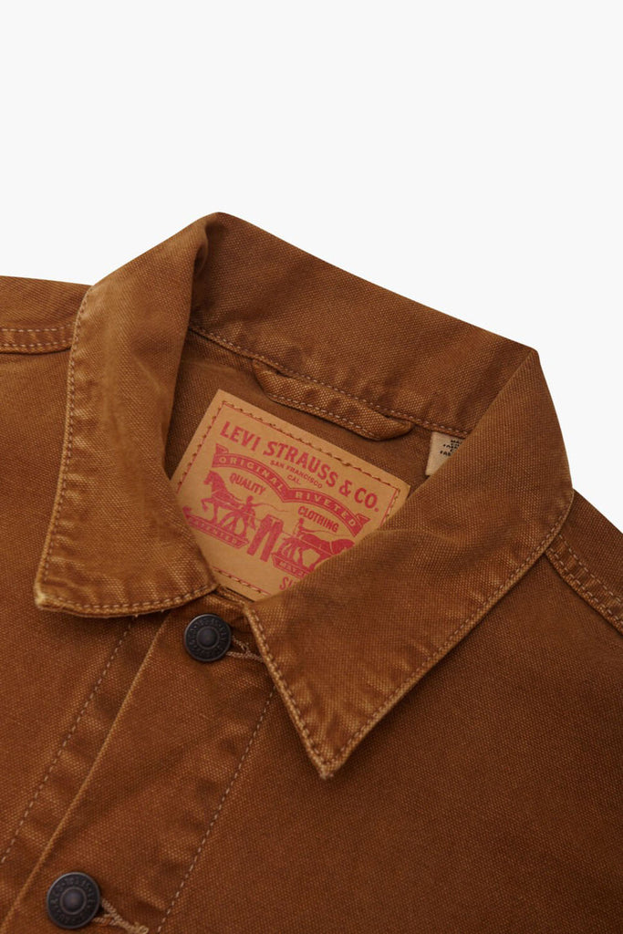 LEVIS JACKET LEVIS SUNRISE TRUCKER - BROWN GARMENT DYE