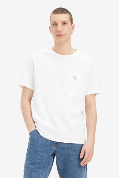 LEVIS MENS T-SHIRTS LEVI'S WORKWEAR TEE - BRIGHT WHITE