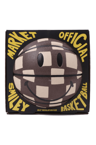 MARKET BASKETBALL MARKET SMILEY CHESS CLUB BASKETBALL - BROWN