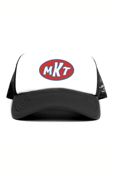 MARKET CAPS MA®KET PATCHED TRUCKER HAT - BLACK