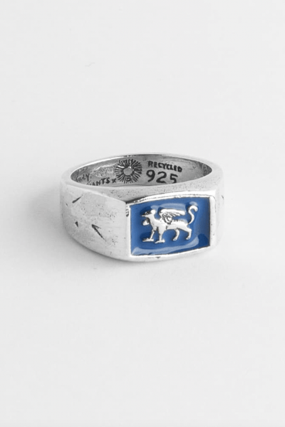 MERCHANTS OF THE SUN JEWELLERY MERCHANTS OF THE SUN 'GRYPHON RING' RING - STERLING SILVER