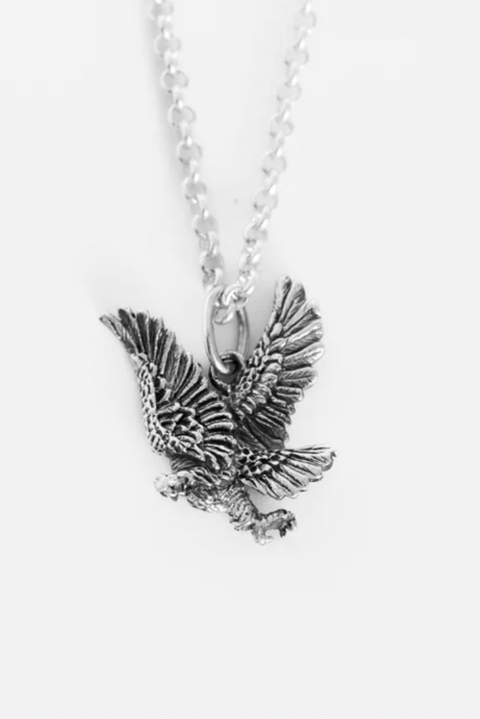 MERCHANTS OF THE SUN JEWELLERY ONE SIZE MERCHANTS OF THE SUN VALOR EAGLE PENDANT - STERLING SILVER