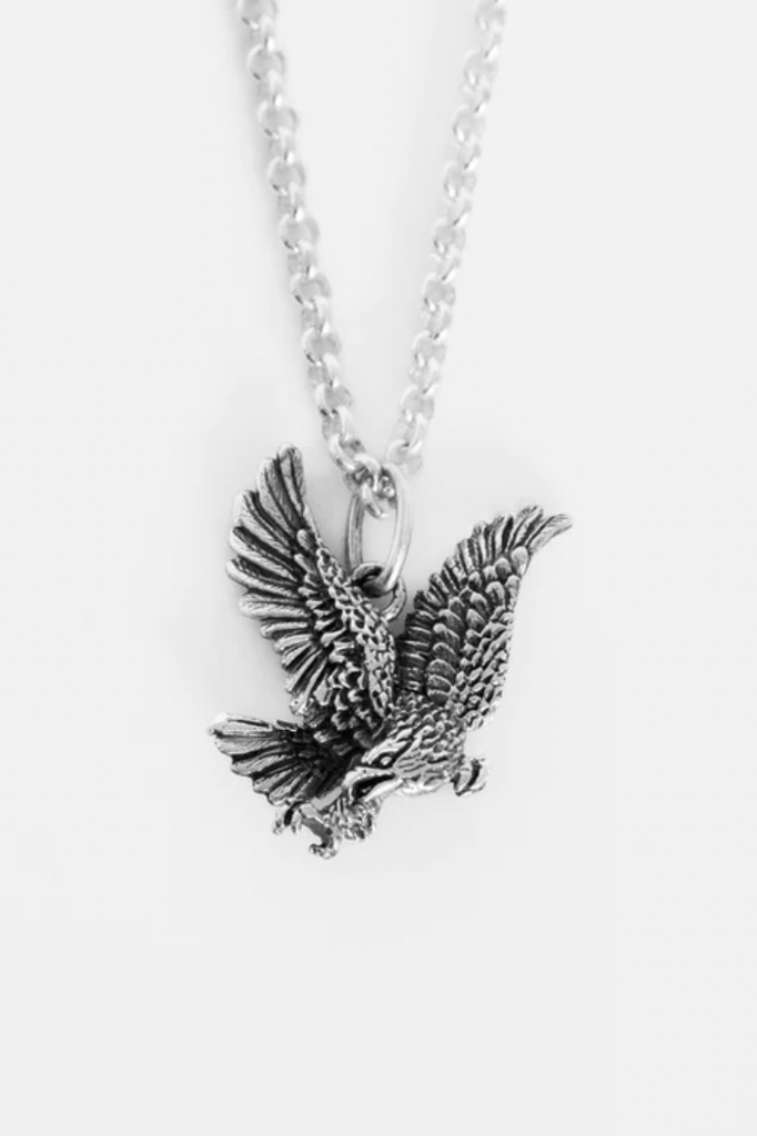 MERCHANTS OF THE SUN JEWELLERY ONE SIZE MERCHANTS OF THE SUN VALOR EAGLE PENDANT - STERLING SILVER