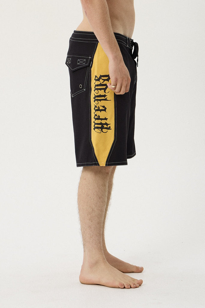 AFENDS Mirror - Surf Related V2 Boardshort 20" - Black