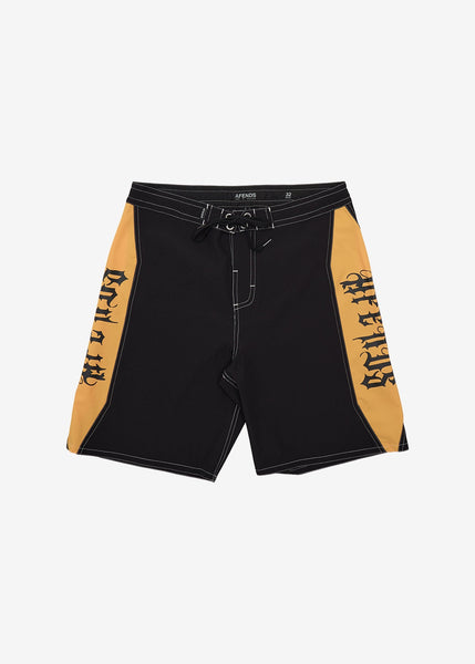 AFENDS Mirror - Surf Related V2 Boardshort 20" - Black