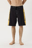 AFENDS Mirror - Surf Related V2 Boardshort 20" - Black