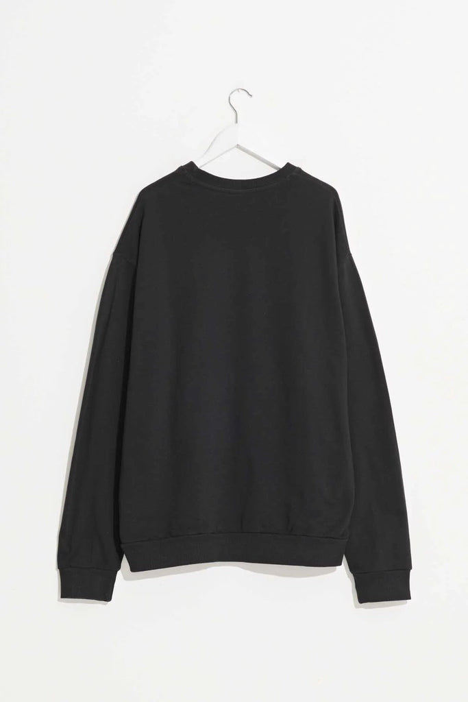 MISFIT APPAREL CREW NECK SWEATERS MISFIT NOISE AT FRANKS CREW - PIGMENT BLACK