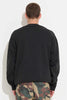 MISFIT APPAREL CREW NECK SWEATERS MISFIT NOISE AT FRANKS CREW - PIGMENT BLACK