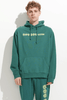 MISFIT APPAREL HOODIES MISFIT GLOBAL ACTS 50-50 HOOD - PIGMENT STORM GREEN