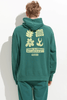 MISFIT APPAREL HOODIES MISFIT GLOBAL ACTS 50-50 HOOD - PIGMENT STORM GREEN