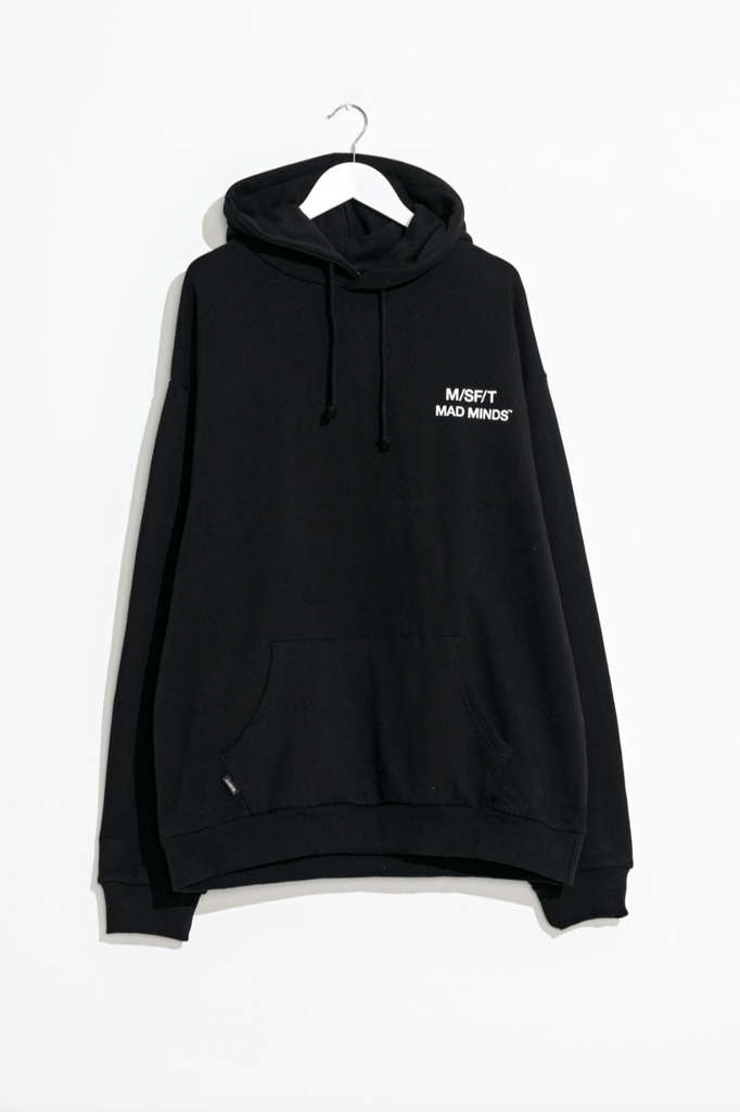 MISFIT APPAREL HOODIES MISFIT SUPERCORPORATE 3.0 50-50 HOOD - WASHED BLACK