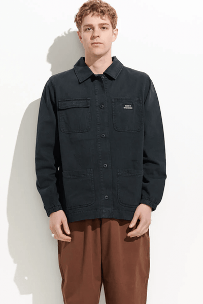 MISFIT APPAREL MENS JACKETS MISFIT SCHIZIODS WORK JACKET - BLACK
