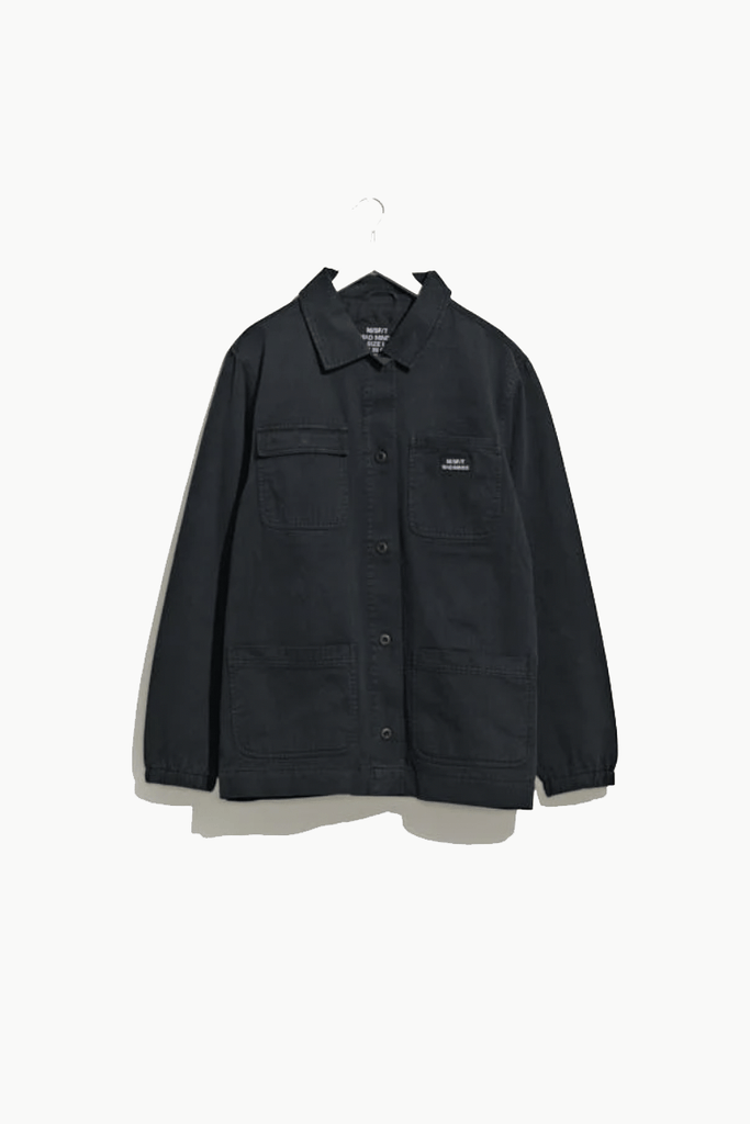 MISFIT APPAREL MENS JACKETS MISFIT SCHIZIODS WORK JACKET - BLACK