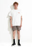 MISFIT APPAREL MENS T-SHIRTS MISFIT UNITED NEEDS TEE 50/50 AAA SS TEE - WASHED WHITE