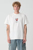 MISFIT APPAREL MENS T-SHIRTS MISFIT YOUNG WARMER SS TEE - PIGMENT THRIFT WHITE