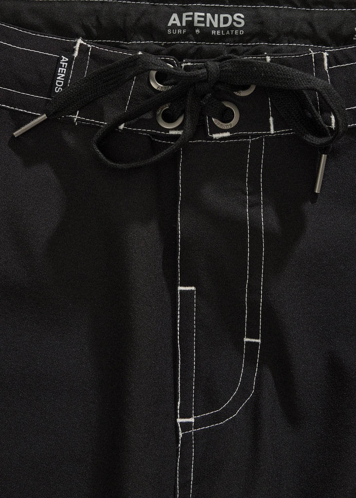 AFENDS Mustang - Surf Related V2 Boardshort 20" - Black