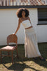 AFENDS Womens Nadia Maxi Skirt Reverb Moonbeam Check front