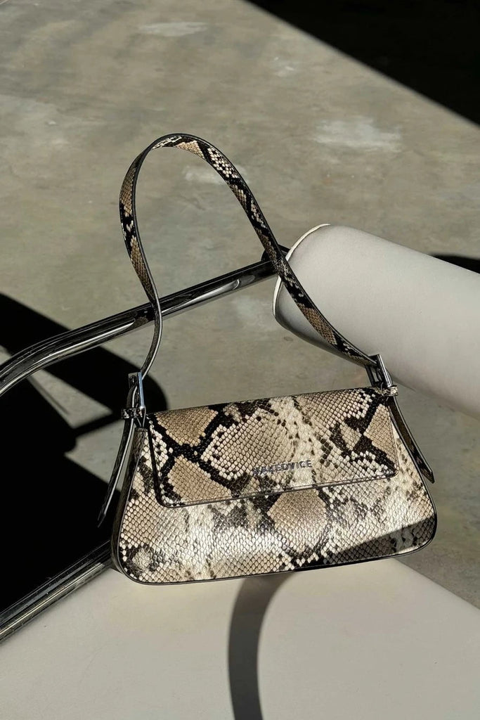 NAKEDVICE LADIES BAGS & WALLETS NAKEDVICE THE DANI BAG- SNAKE PRINT