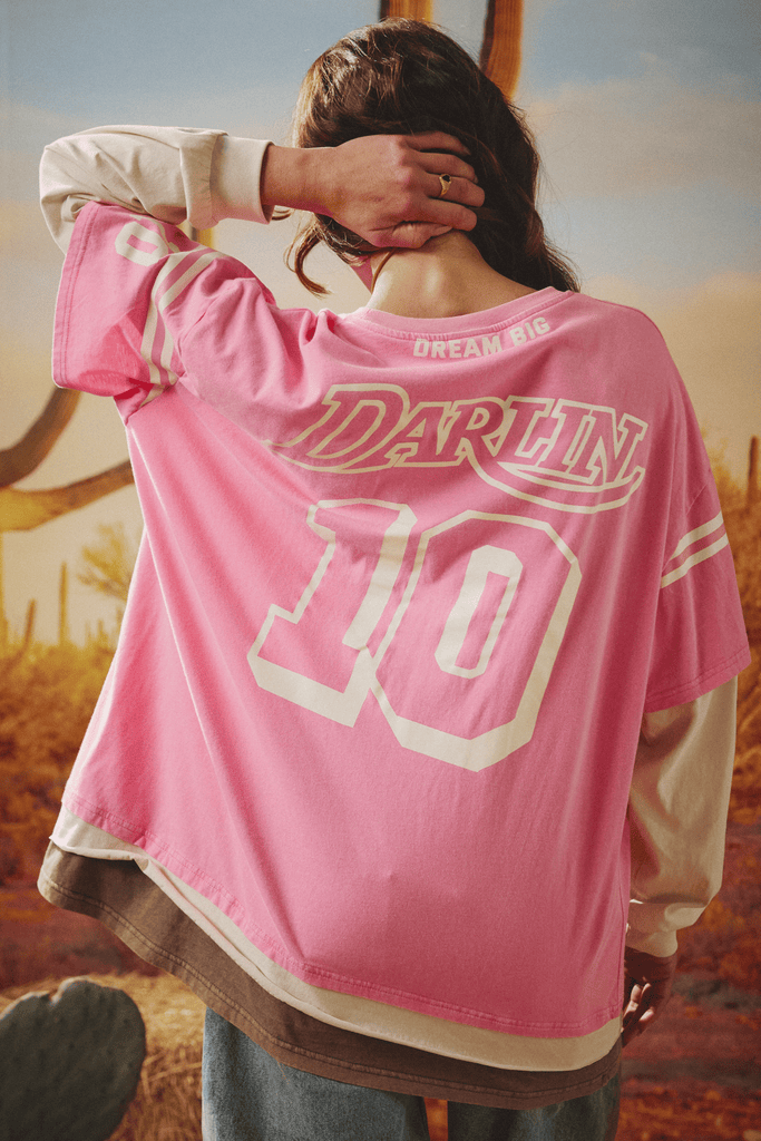 Sabbi Neigh Sayer Long Sleeve Tee - Pink