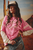 Sabbi Neigh Sayer Long Sleeve Tee - Pink