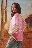 Sabbi Neigh Sayer Long Sleeve Tee - Pink