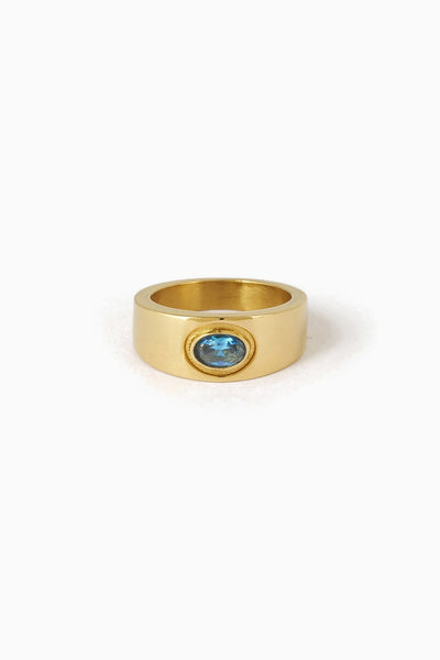 Arms of Eve Neve Gold Ring - Sapphire