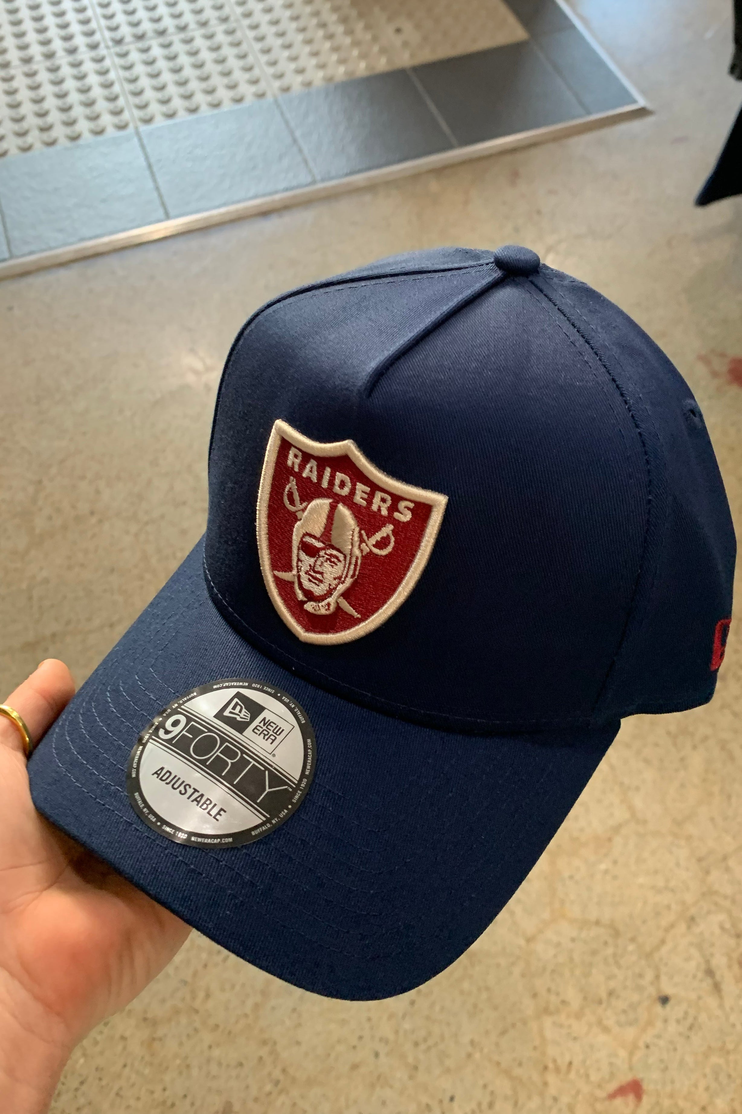 NEW ERA 9FORTY A FRAME RAIDERS - CARDINAL OCEAN – Pretty Rad Store