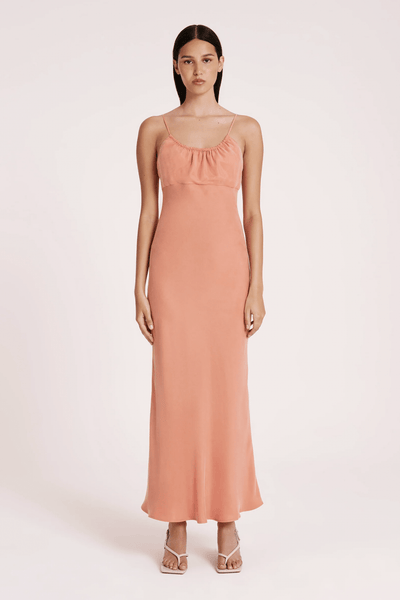 NUDE LUCY DRESSES NUDE LUCY SOL CUPRO DRESS - WATERMELON