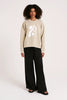 NUDE LUCY LADIES JUMPERS & SWEATERS NUDE LUCY GOYA SWEAT - CUCUMBER