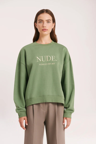 NUDE LUCY LADIES JUMPERS & SWEATERS NUDE LUCY NUDE. SWEAT - FERN