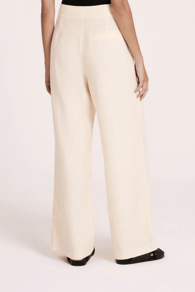 NUDE LUCY LADIES PANTS NUDE LUCY AMANI TAILORED PANT - EGGNOG