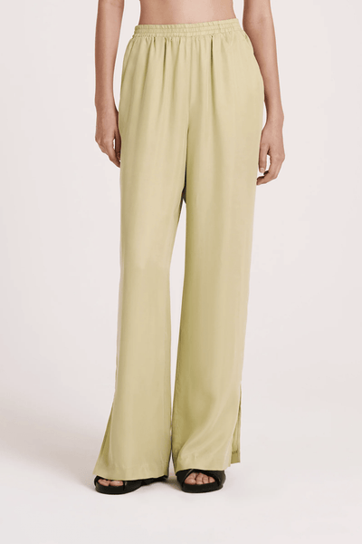 NUDE LUCY LADIES PANTS NUDE LUCY DARA CUPRO PANT - LIME