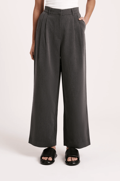 NUDE LUCY LADIES PANTS NUDE LUCY JIRO TAILORED PANT - ASPHALT