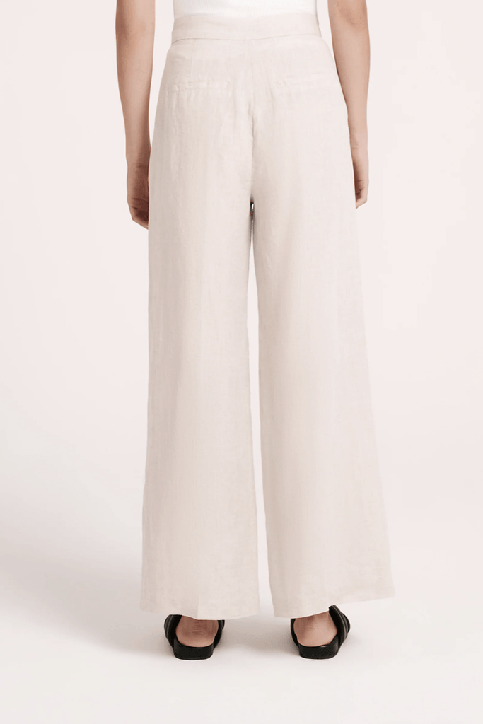 NUDE LUCY LADIES PANTS NUDE LUCY THILDA LINEN PANT - NATURAL