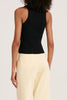 NUDE LUCY TOPS NUDE LUCY ONDA KNIT TANK - BLACK