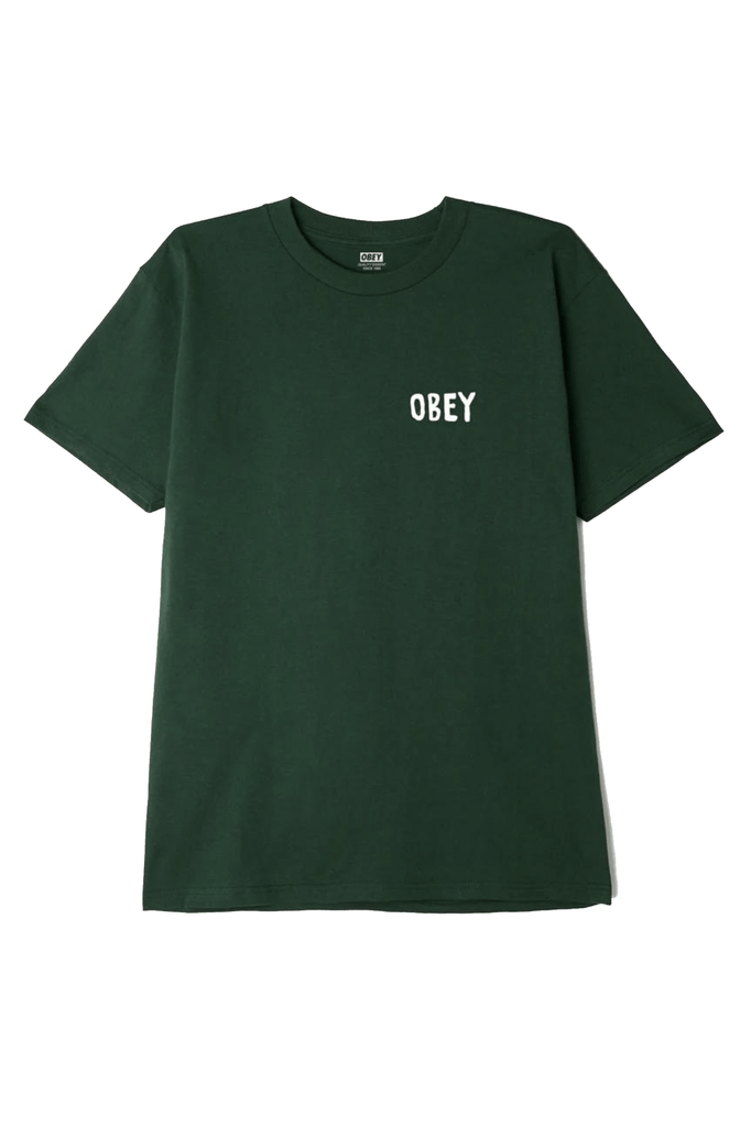 OBEY MENS T-SHIRTS OBEY OG 2 TEE - FOREST GREEN
