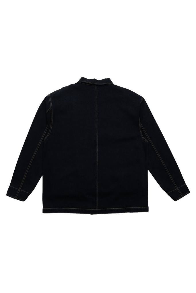PASS~PORT MENS JACKETS PASS~PORT WORKERS CLUB PAINTERS JACKET - WASHED BLACK