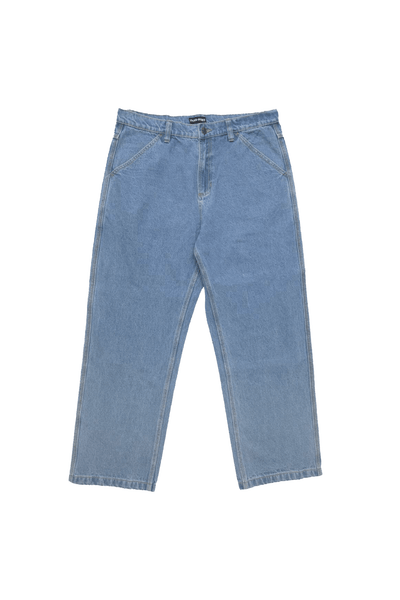 PASS~PORT MENS JEANS PASS~PORT WORKERS CLUB JEAN - WASHED LIGHT INDIGO