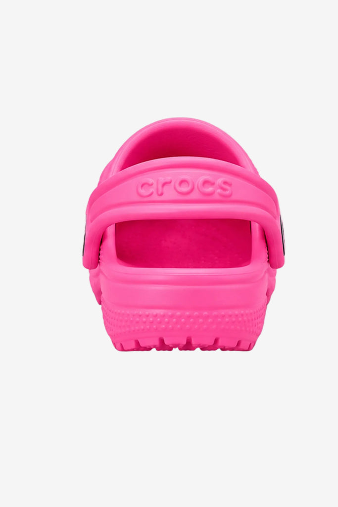 Crocs Toddler Classic Clog - Pink Crush, back view