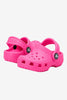 Crocs Toddler Classic Clog - Pink Crush, 3/4 angle