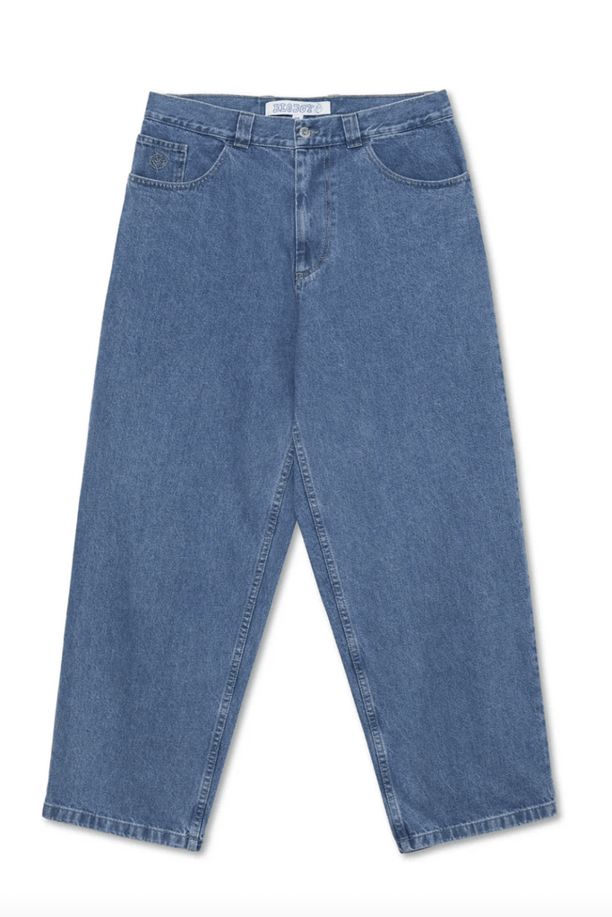 POLAR SKATE CO MENS JEANS POLAR SKATE BIG BOY PANTS - MID BLUE