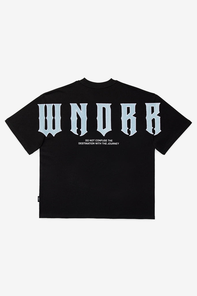 WNDRR Raider Heavy Weight Tee - Black